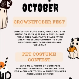 Instagram post from @crowneoldtownnorth on October 22, 2026 00:45:00am